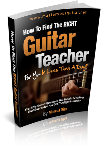 FREE Find a guitar teacher ebook