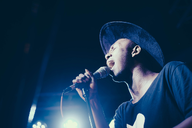 singer practicing scales